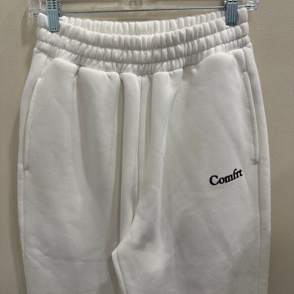 Comfrt White Cloud Sweatpants Baggy Relaxed Oversized Loungewear Cozycore Active - Picture 4 of 10